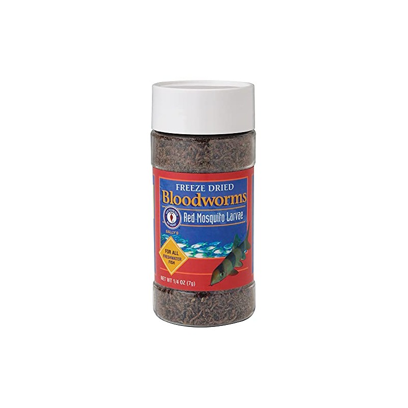 San Francisco Bay Bloodworms Fish Food, 0.25 oz