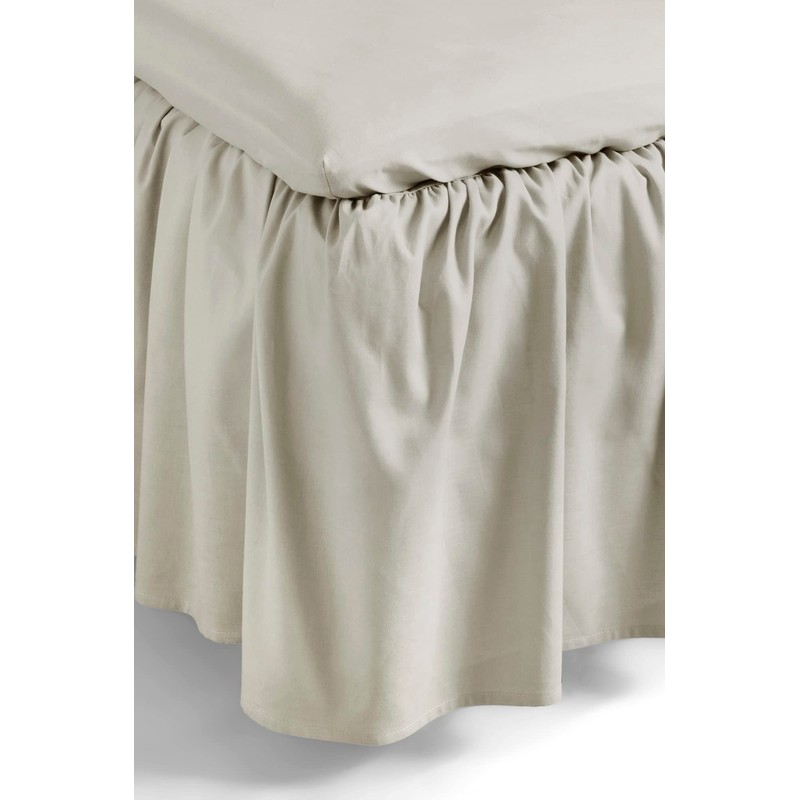 Jotex Zack Valance Bed Skirt, 100% High-Quality Organic Cotton, Height