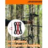 THREE ARCHERS Archery D-Loop Release Nock Durable Wire D Ring