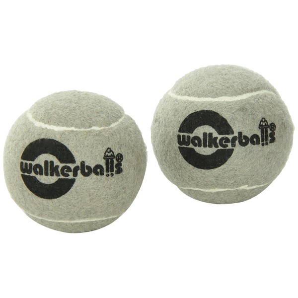 DMI Walkerballs Walker Tennis Ball Glides, Package of 2, Gray