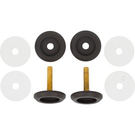 Rockwell Security Sliding Shower Door Finger Pull Knob 1-1/4 Inch Diameter in Oil Rubbed Bronze Finish