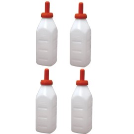 Advance by Fairchild Industries # 971 E-Z Nurse 2 Quart Calf Livestock Snap Feeder Nursing Bottles - Pack of 4