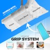 FlexiClamp Sweep & Mop Kit - Compatible with Swiffer Pads,