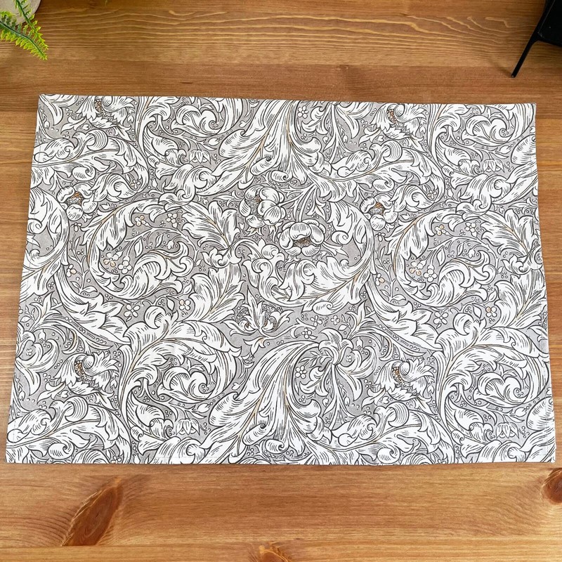 Bachelors Button Tea Towel William Morris Cotton Floral Kitchen Dish