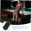 GRIRIW Nylon Billiard Cue Organizer Bag with Shoulder Strap Elastic