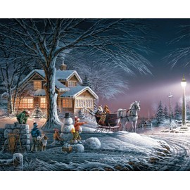 White Mountain Puzzles Winter Wonderland - 1000 Piece Jigsaw Puzzle