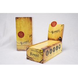 ROYALSPAPER Caja con 50 Librillos de 75 hojas C/U, papel para rolar, forjar, liar 1 1/4. Quemado Lento, goma natural.