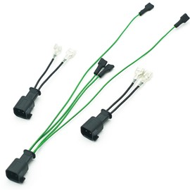 NEOGET Ford Horn Connector Adapter Wiring Harness, Compatible with Ford, Pigtail Converter Plug and Play for Universal Horn Replacement 3PCS (Ford)