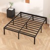 HLIPHA Metal Platform Bed Frame 12 Inch Tall,No Box Spring