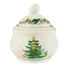 Seltmann Marieluise Weihnachten Zuckerdose, Porzellan, Grün, 8.9 cm
