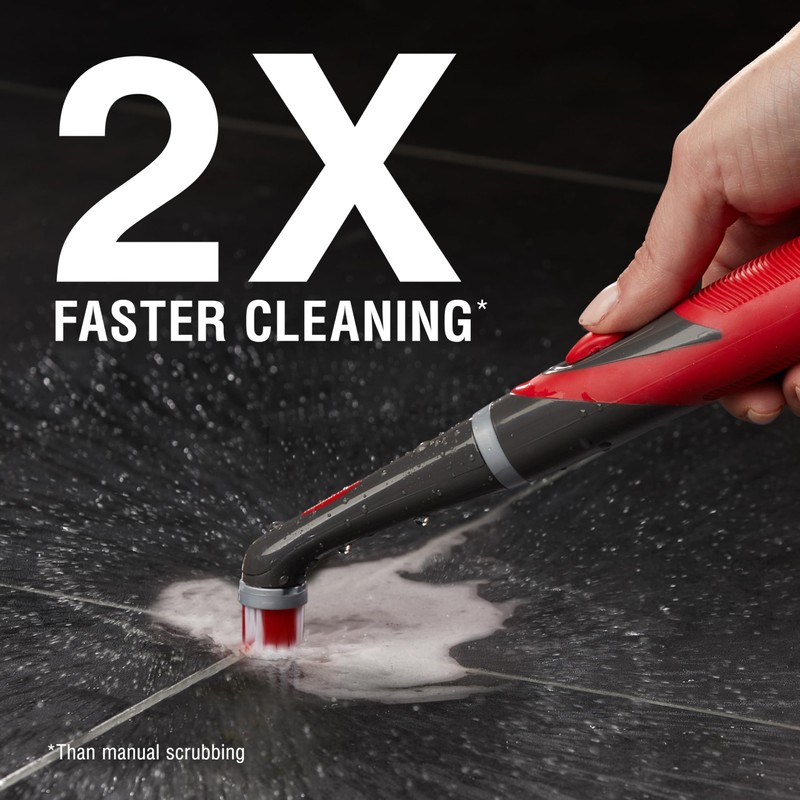 Rubbermaid Reveal Power Scrubber with Multi-Purpose Head, Cordless Electric Battery