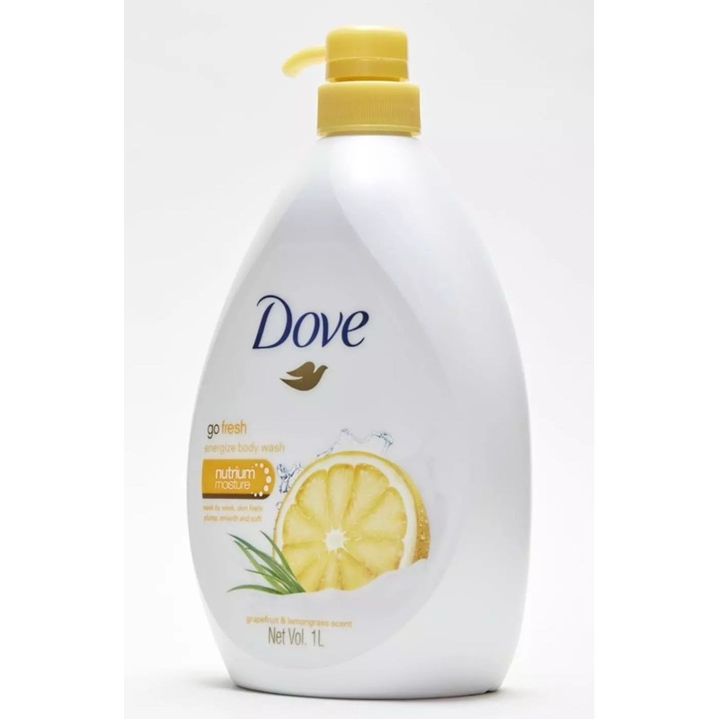 Dove Energize Body Wash, Grapefruit & Lemongrass 33.8 Ounce -HUGE