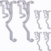 6 pcs Valance Clips 2.5inch Arc-Shaped for Blinds Components Accessory