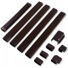 LyPrem Brown 16.5Ft Mini Split Line Set Cover 4" PVC