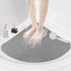 Corner Shower Mat Non Slip: 60 x 60 cm Loofah