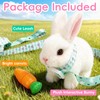hehred Bunny Toys for Kids with Carrot, Interactive Plush Bunny