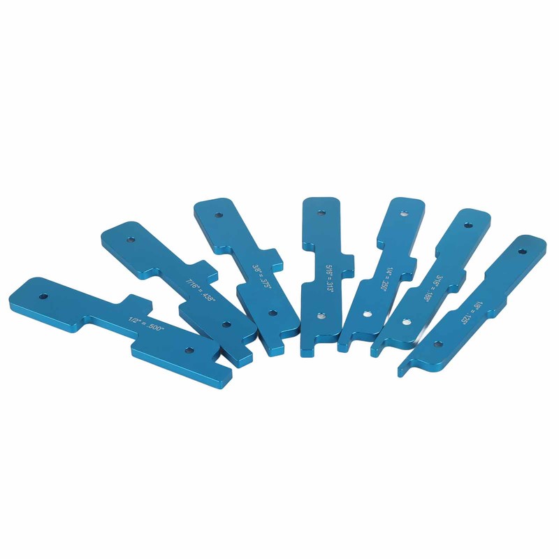 7Pcs Gauge Block Set Aluminum Alloy Saw Table Setup Bars