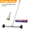 Toolwiz Magnetic Pick Up Sweeper 17-inch Heavy Duty Magnet Pickup