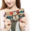 Livel lhood Fortune Cat Makeup Bag Cute Small Organizer Zipper