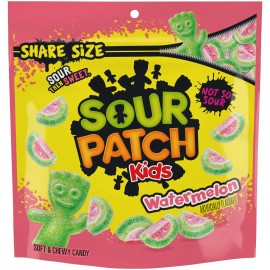 SOUR PATCH KIDS Watermelon 12 Oz Soft Chewy Candy Sour Gummy Snacks
