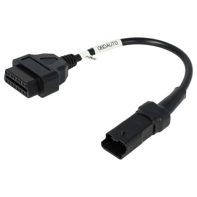 vhbw OBD2 Adapter 4 Pin to OBD2 16 Pin Compatible