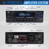 Pyle Wireless Bluetooth Audio Power Amplifier - 300W 4 Channel