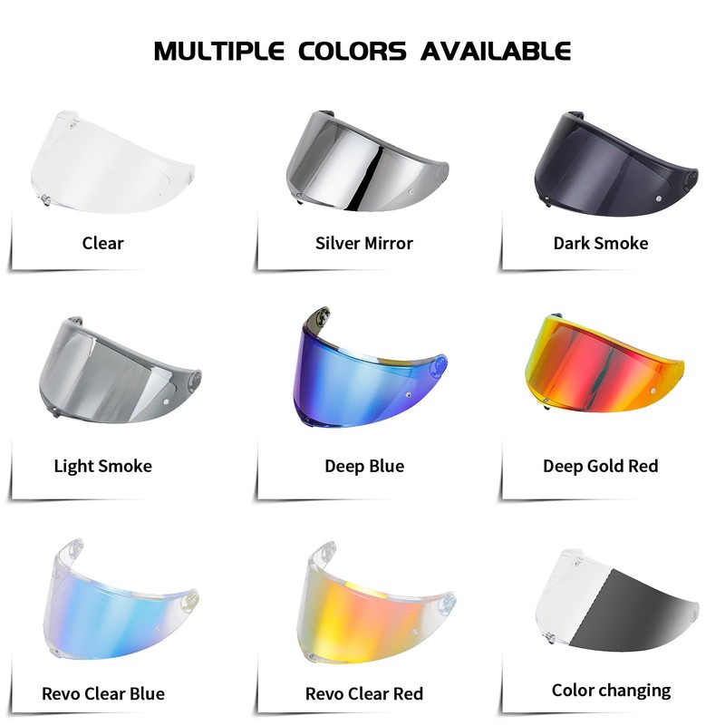 Lumfeerix Motorcycle Helmet Visor for K6 K6s Visor Face Shield