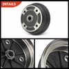 A-Premium Front Brake Drums Set Compatible with Kawasaki Mule 3000/Mule