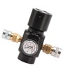 CO2 Mini Regulator Aluminum Alloy Brass Stainless Steel 8mm Dual