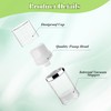 4 Pcs 50ml/1.7oz Airless Pump Jar Refillable Vacuum Pump Dispenser