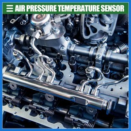 VekAuto Air Pressure Temperature Sensor, Oil Temperature Pressure Sensor, for Hyundai, Plastic, No.35342-2E500, Silver Tone Auto Accessories