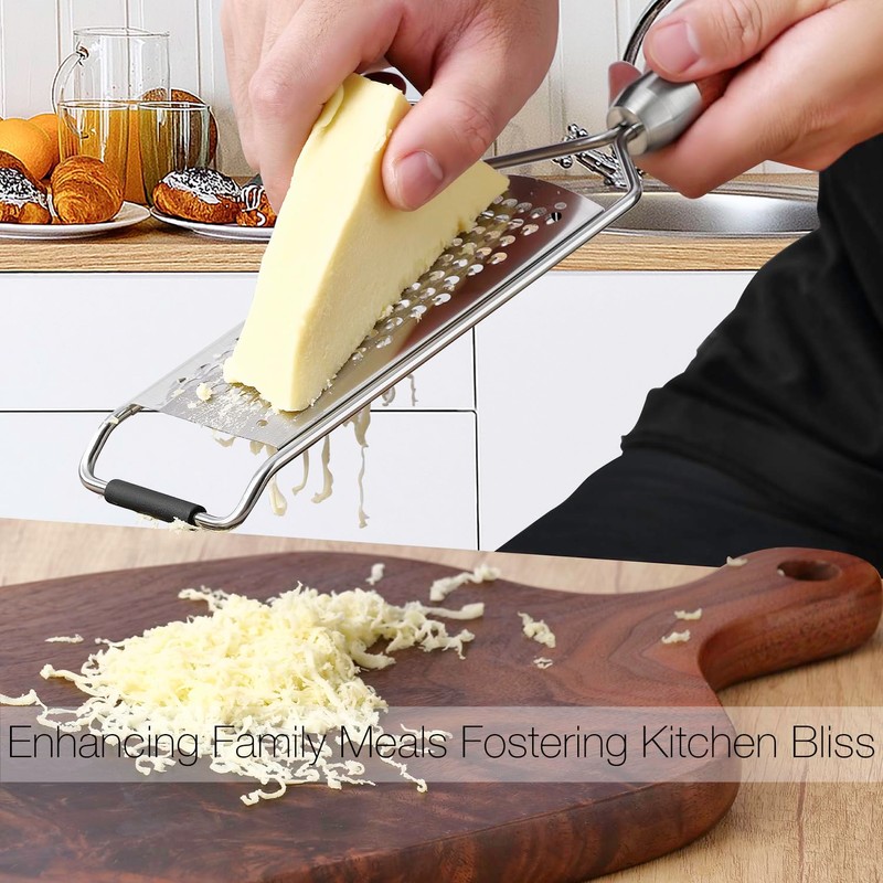 KULUNER Professional-Grade Lemon Zester with Fine Blades, Lightweight Cheese/Vegetable Grater,