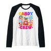 Candyland Candy Crew For Decorations Sweetie Candy Squad Raglan Baseball