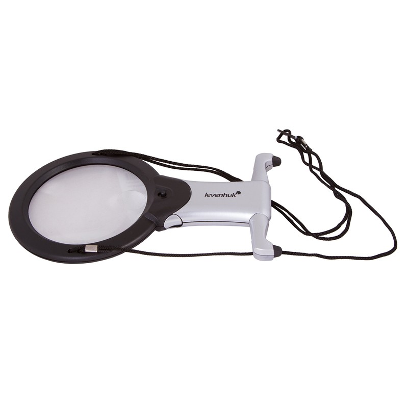 Levenhuk Zeno Vizor N2 Neck Magnifier with LED Light, Comes