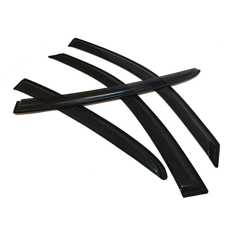 Smoke Tinted Window Sun Rain Visors Vent Guard Wind Deflector