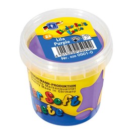 Feuchtmann 628.0501-0 - Kinder Soft Knete, lufttrocknende Modelliermasse in Lila, ca. 150 g, als Geschenk für kreatives Spielen