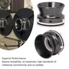 1 Pair 10in NAB Hub Adapters Professional Aluminium Alloy Polished