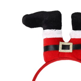 F Fityle Christmas Headband Headband for Birthday And Holiday Parties, Santa Pants