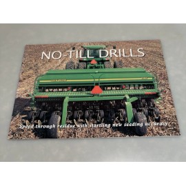 John Deere Vintage 1998 John Deere No Till Grain Drills Advertising Dealer Sales Brochure