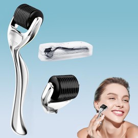 Rodillo Para Barba,Herramientas Para El Cuidado Del Masaje Facial Y Corporal(0.5 Mm)