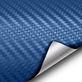 VViViD XPO Dry Navy Blue Carbon Fiber Vinyl Wrap Roll with Air Release Technology (10ft x 5ft)