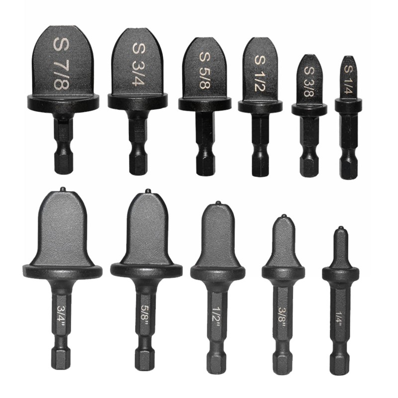 Copper Swaging Tool HVAC Drill, 11 Pcs HVAC Pipe Expander
