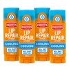 O'Keeffe's Lápiz labial reparador, protector e hidratante, paquete de 4
