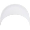 Flexfit Flat Round Visor Cap Kape, White, one Size