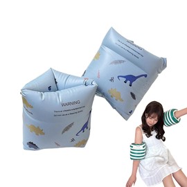 DEVENTORZ Swim Rings 1 Pair (2 Pieces) Suitable for Kids and Adults, Swimming Aid for Kids, Arms, Arm Float, Water Games, Summer Vacation, Sea, Summer Pool(Pink)