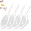 KAIYAYA Pack of 4 Fine Kitchen Strainer with Handle, 120/200/300/400
