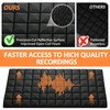 HUIDNAI 4 Pack Acoustic Foam Panels 48"x24"x2" Soundproofing Noise Cancelling