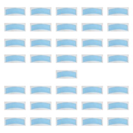 Harilla 36x Perückenbänder, Frontperückenbänder, wasserdicht, einfach anzuwendende Klebebänder, Klebebandstreifen für Haare, Perücken, Toupets, Friseursalons, Gitter Blau