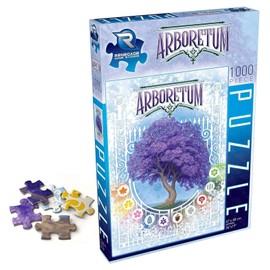 Renegade Game Studios 1000 Piece Jigsaw Puzzle - Arboretum, 26 x 19 inches, Features Art from The Critically Acclaimed Card Game, Arboretum, Age 10 & Up (RGS2151)