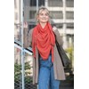 KNIT FACTORY - Lola Triangular Scarf - Fine Knitted Women's